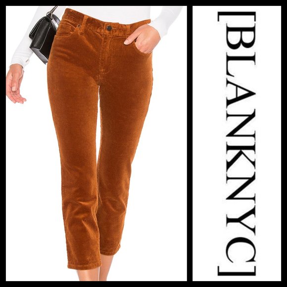 Blank NYC Pants - The Madison Crop Corduroy Pant NWT
